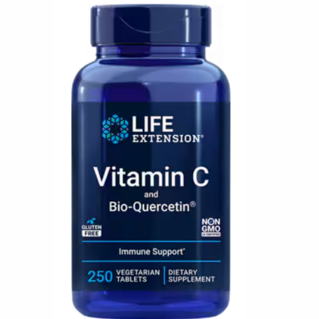 Vitamina C y Bio-Quercetina 250 tabletas
