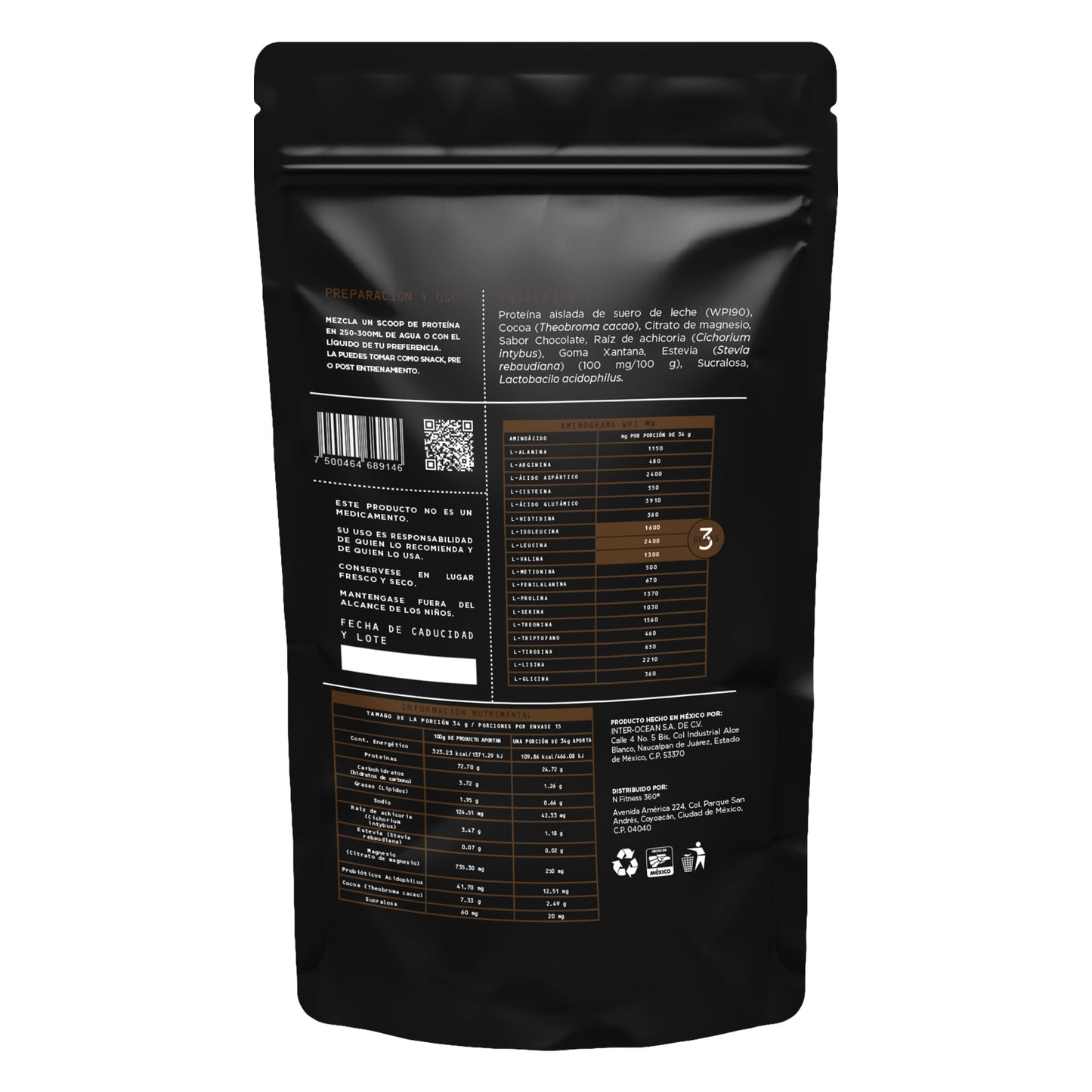 Proteína Nfitness 360, 510 G