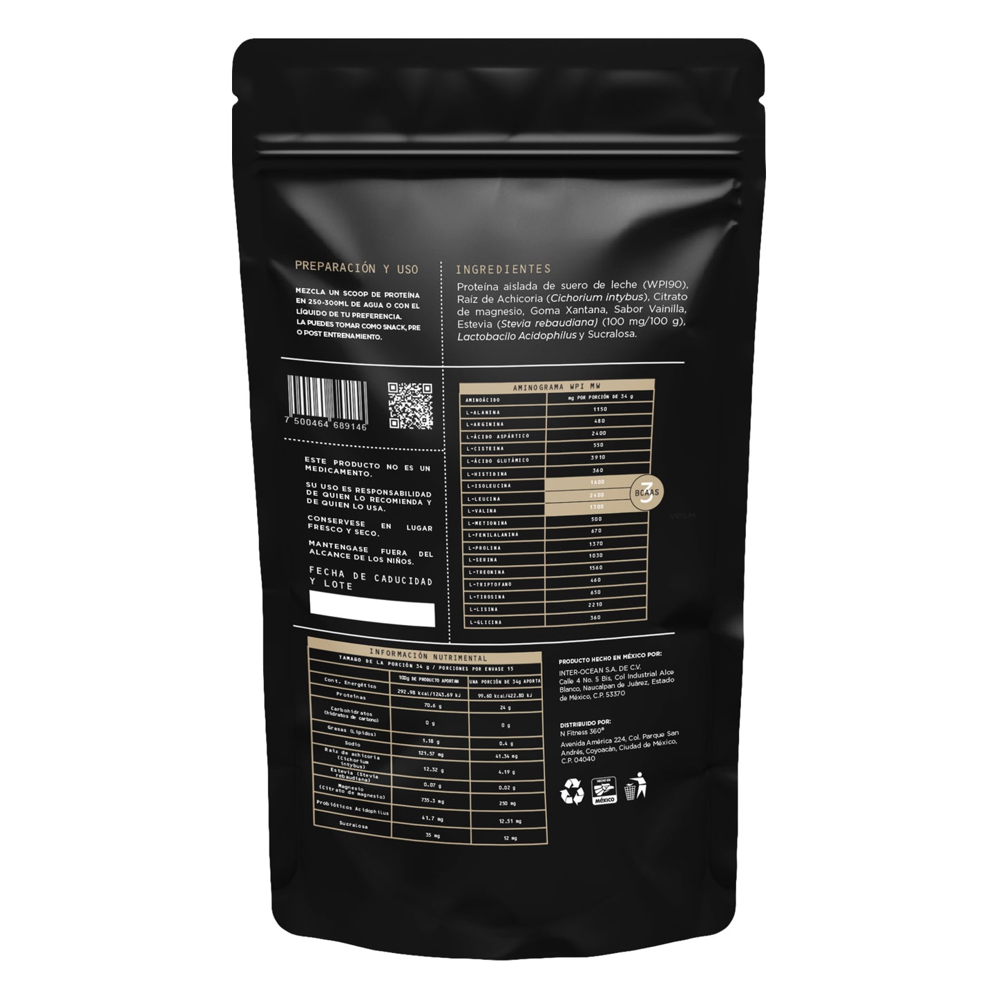 Proteína Nfitness 360, 510 G