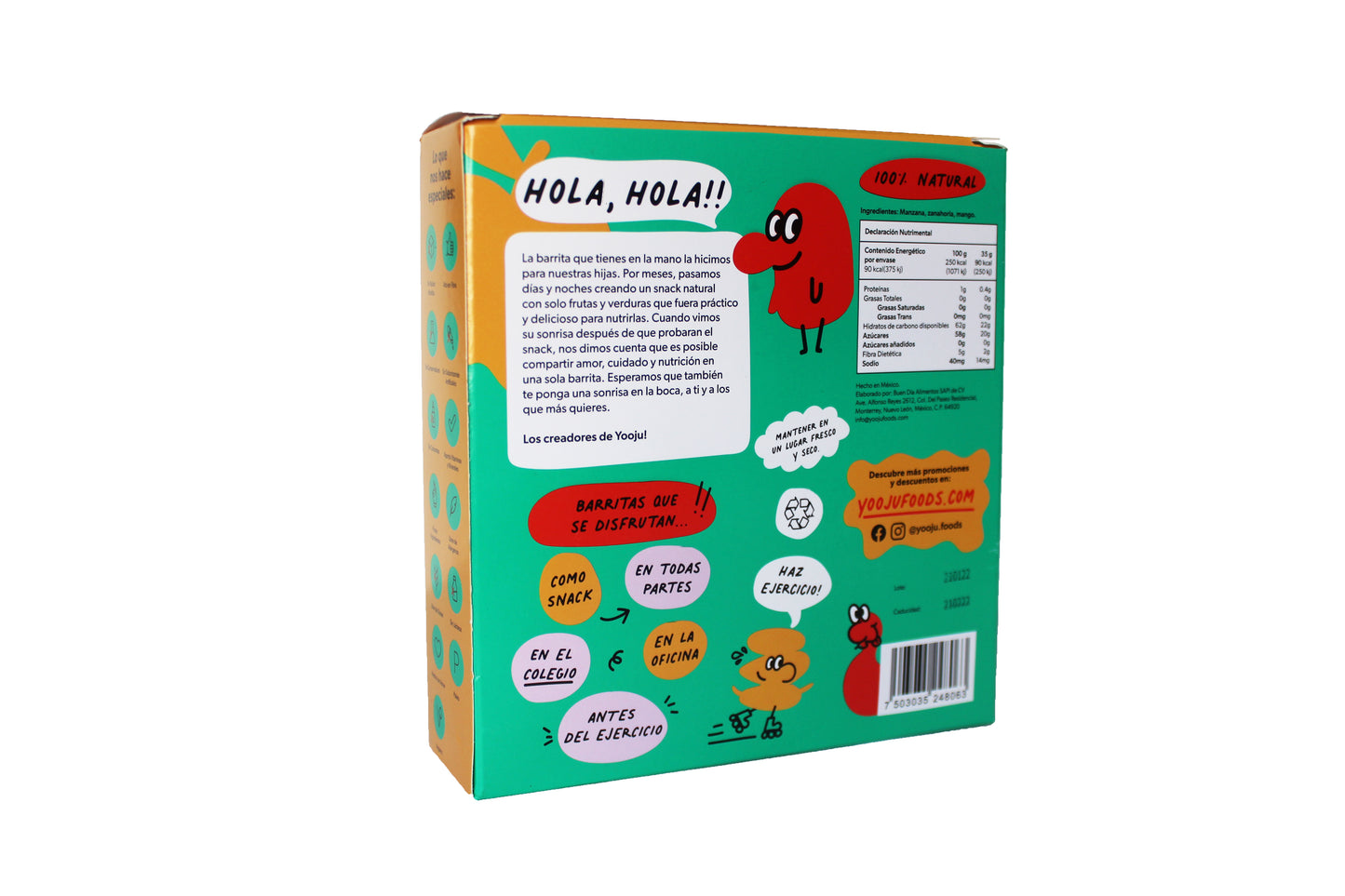 Caja barritas Mangoria