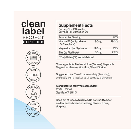 Zinc with Magnesium+ Vitamin B6