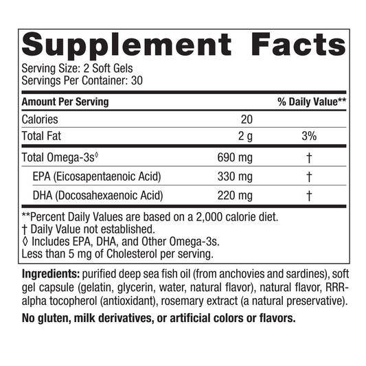 Omega 3 60 softgels