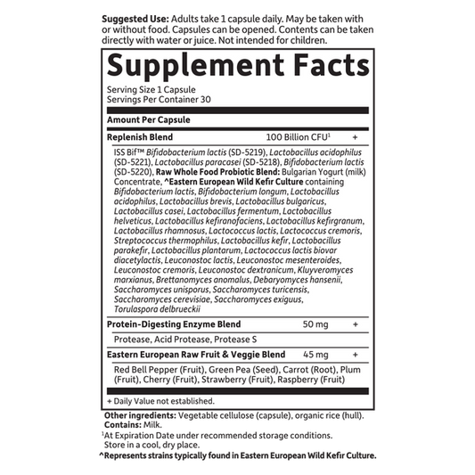 Raw Probioticos Ultimate Care Shelf 100 billones