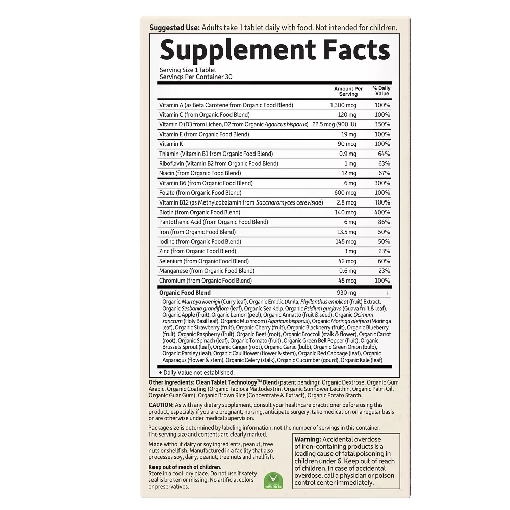 Multivitamínico Prenatal Garden of Life