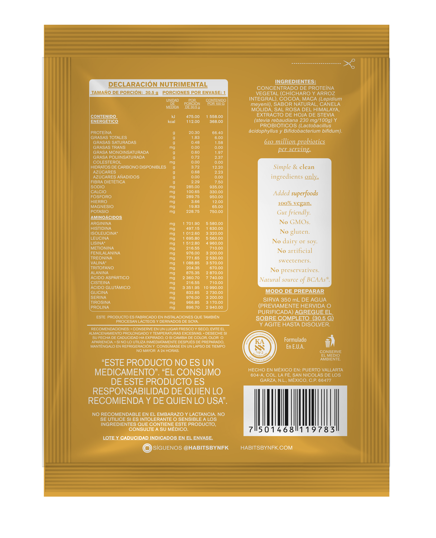Protein Sachets Maca Cacao