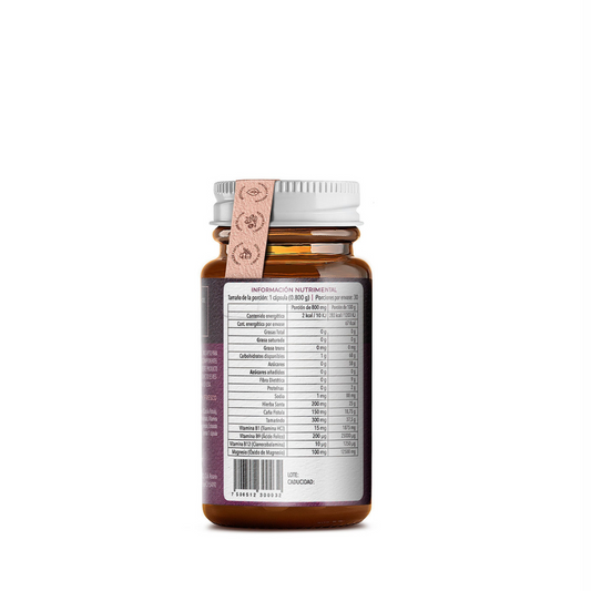 tiba fri con hierba santa, caña fistula, tamaringo, magnesio, vitaminas b1, b9 y b12 info