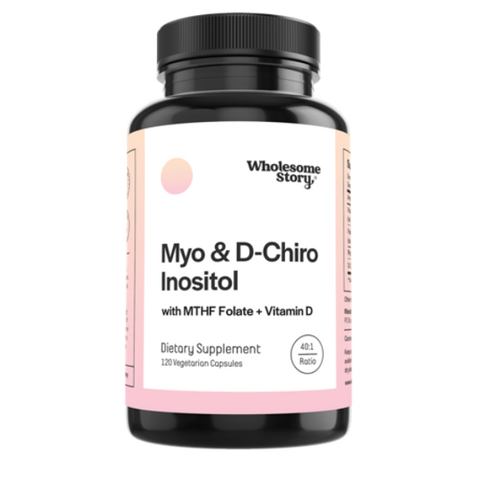 Myo-Inositol & D-Chiro Inositol + MTHF Folate + Vitamin D
