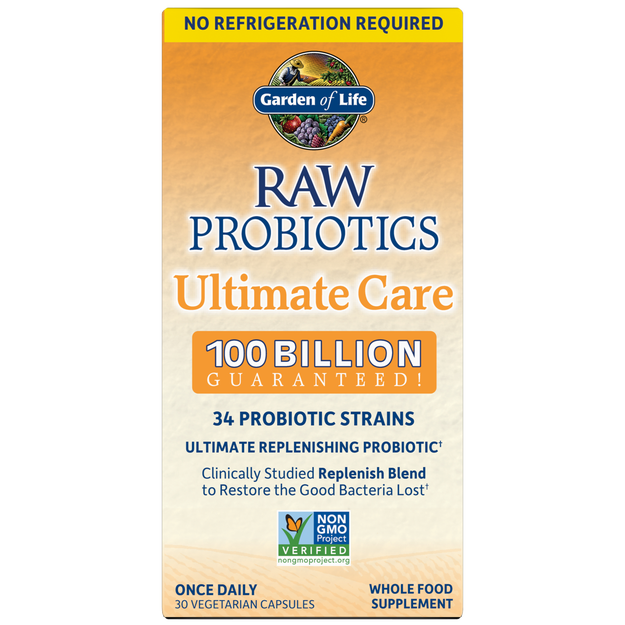 Raw Probioticos Ultimate Care Shelf