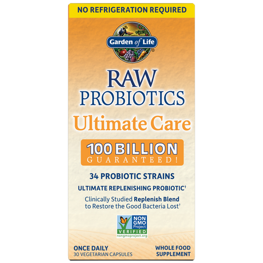 Raw Probioticos Ultimate Care Shelf